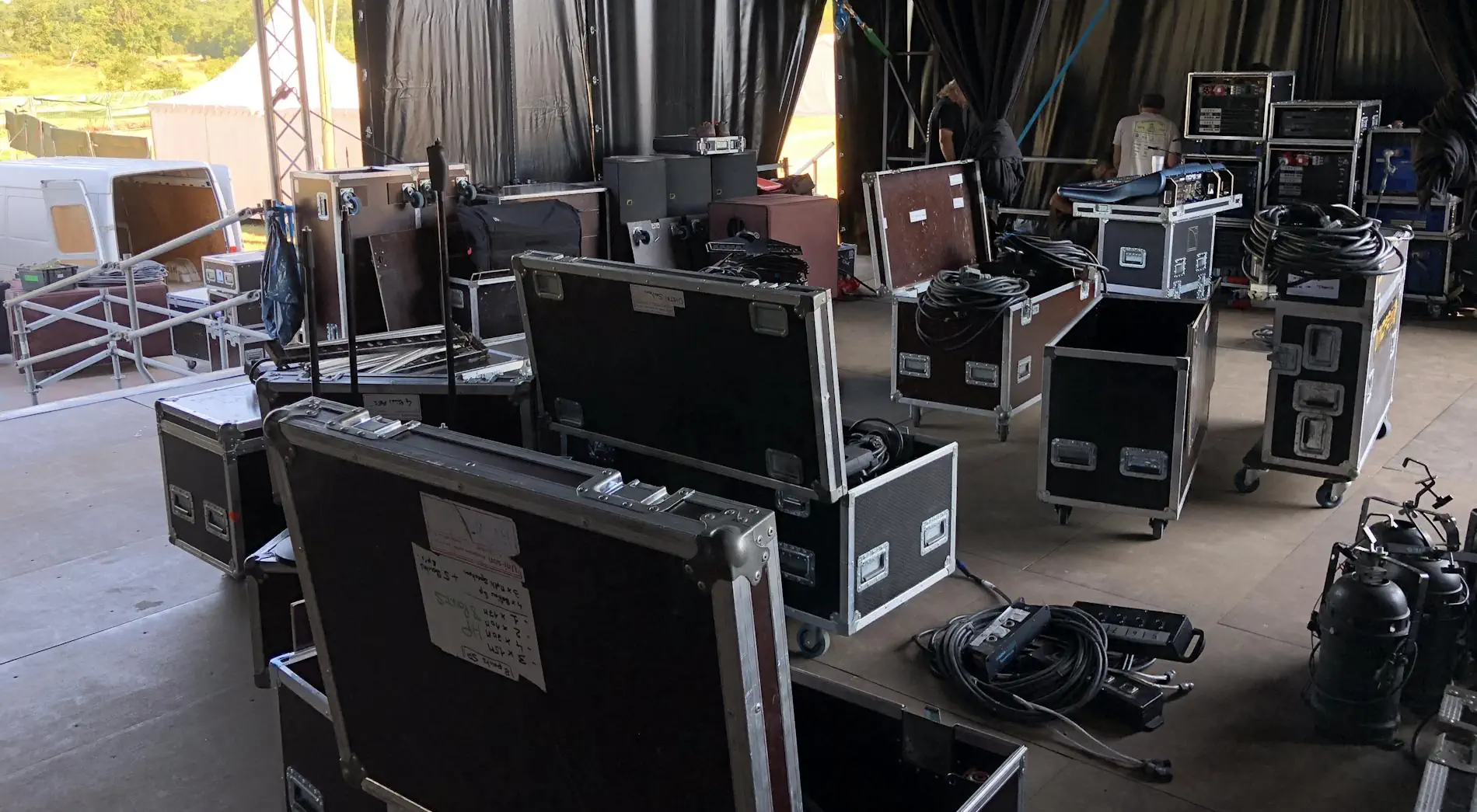 Dispositif scénique festival