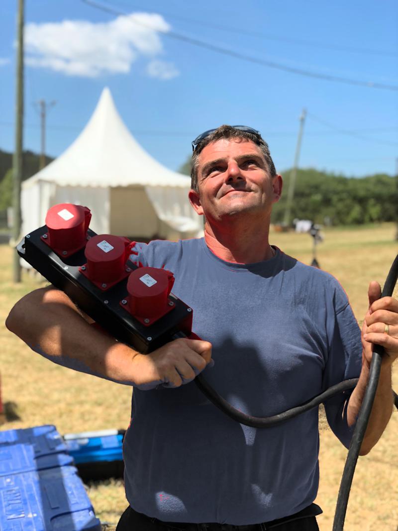 Sébastien Corneil en régie