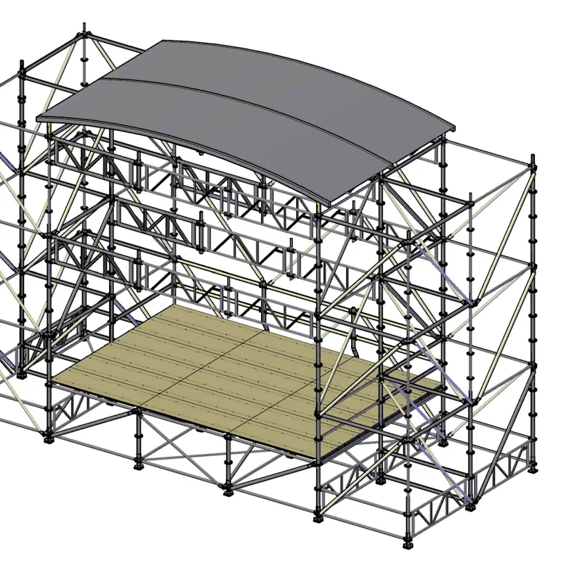 Conception technique structure scénique